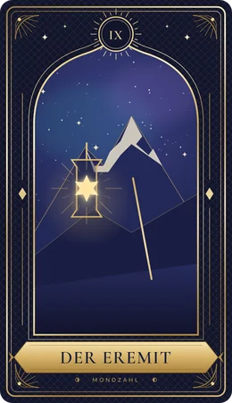 Tarotkarte Der Eremit