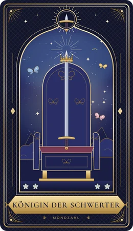 Tarotkarte Königin der Schwerter